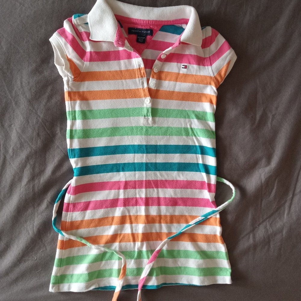 Tommy Hilfiger striped colored dress 4/5 years